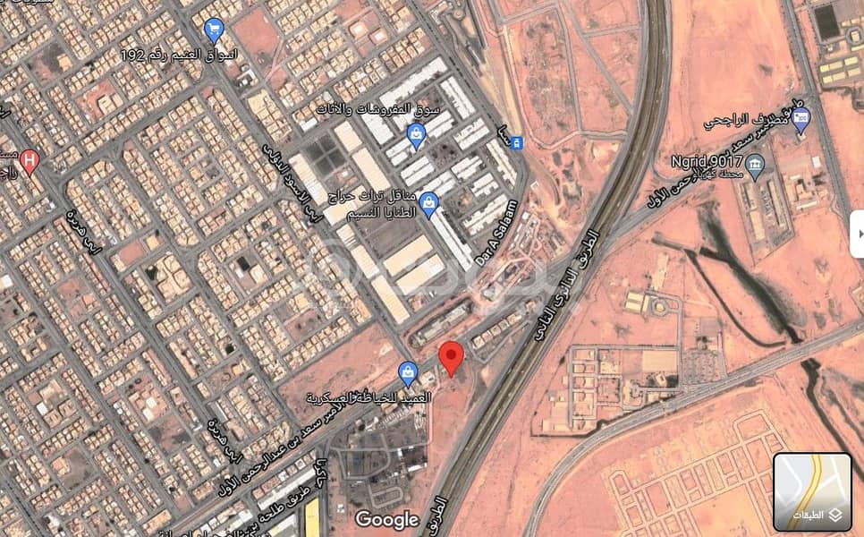 أرض للبيع في طريق الأمير سعد بن عبدالرحمن الأول الفرعي حي خشم العان، جنوب الرياض