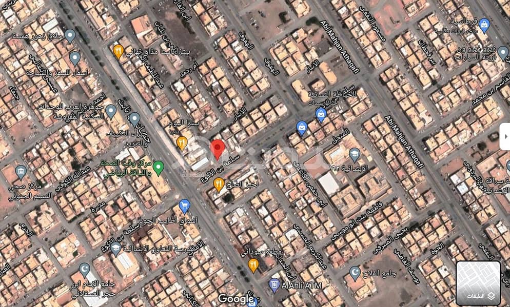 Land for sale in Salamah Bin Al Akwa Street, Al Nasim Al Sharqi District, East Riyadh