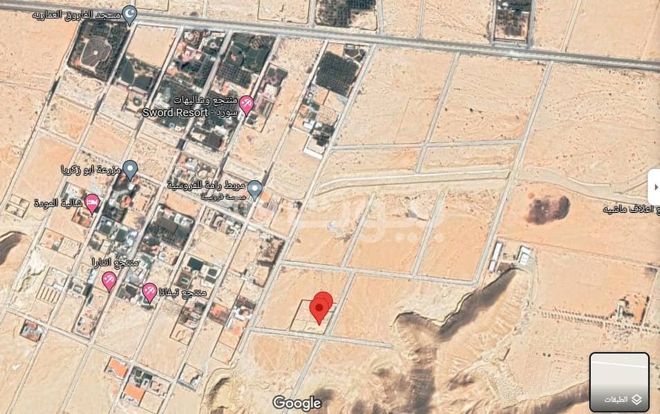 Land for sale in the 106 scheme in Al Ammariyah, Riyadh | Plot 34