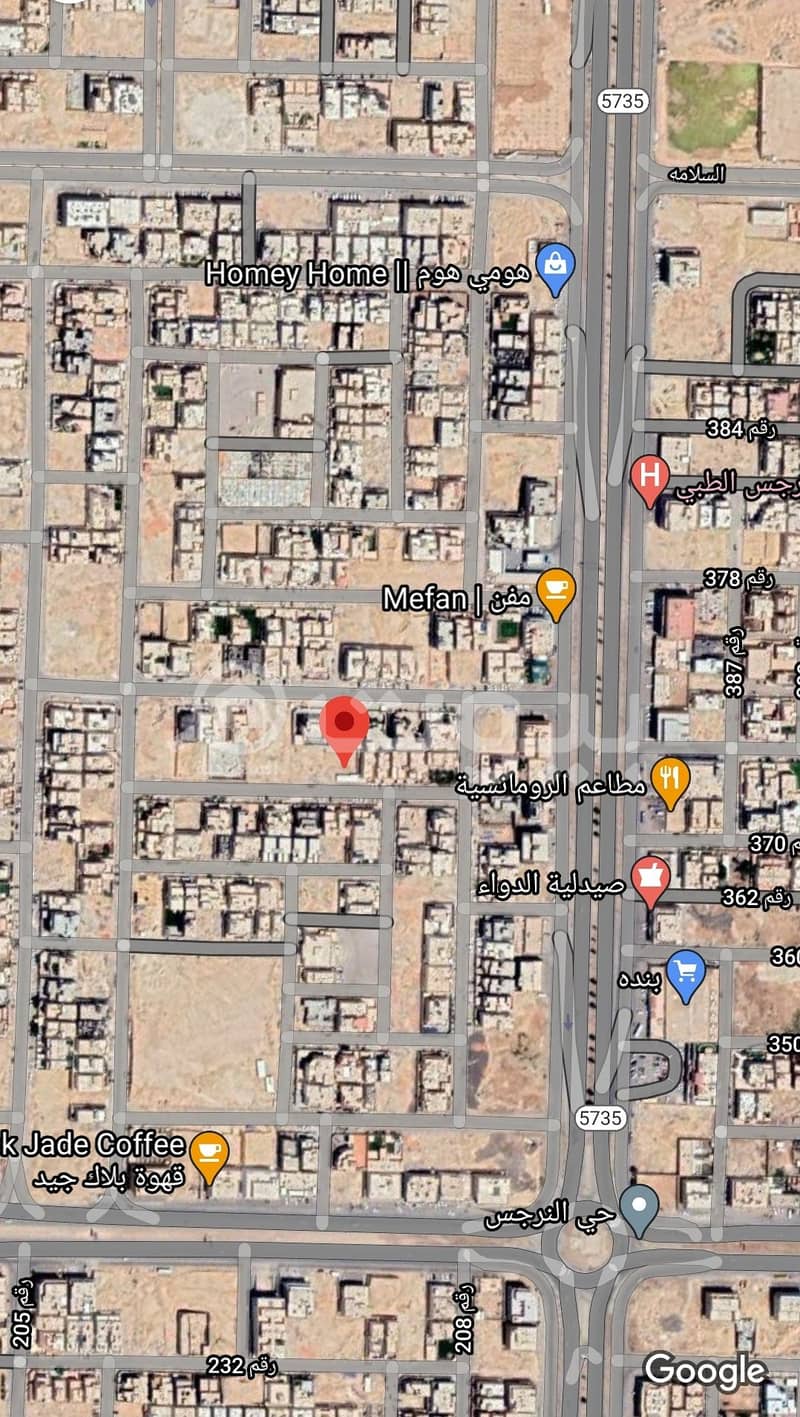 For sale residential land in Al Narjis, north of Riyadh