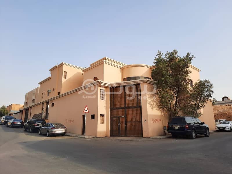 Corner Villa for sale in Umm Al Hamam Al Sharqi, west of Riyadh