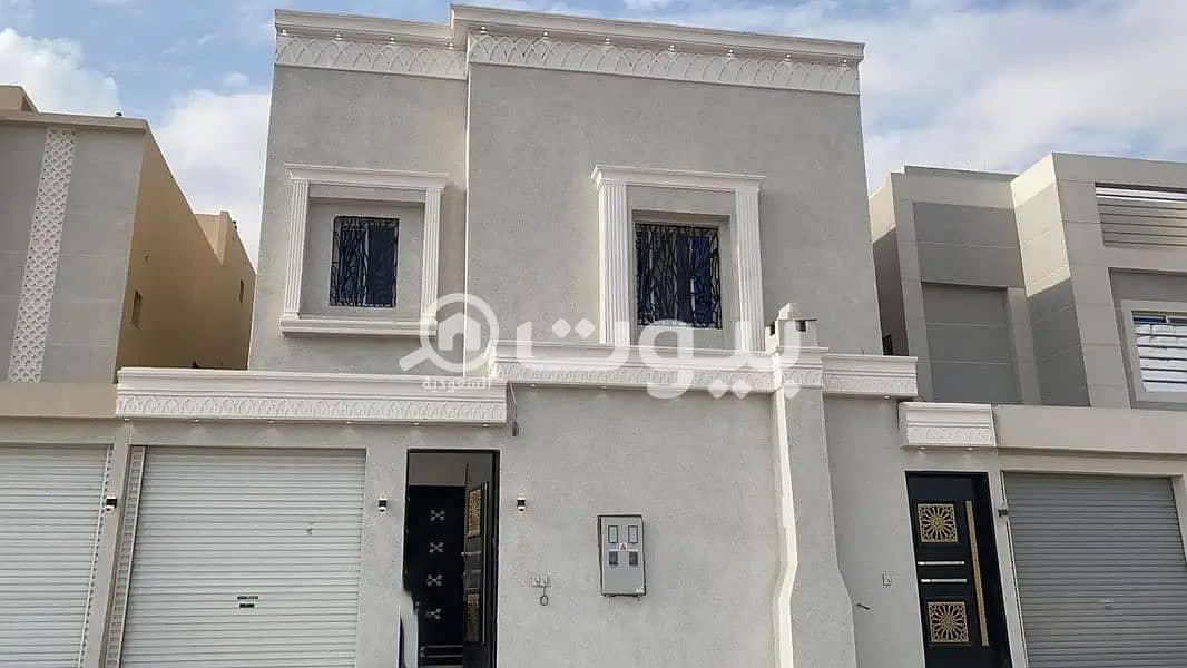 Indoor staircase villa and apartment for sale in Al Rimal, East Riyadh