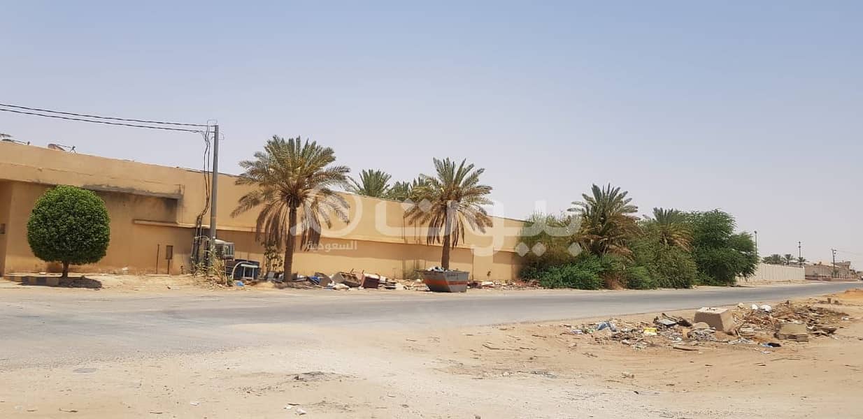 For sale commercial and residential land in Al Munsiyah, East Riyadh
