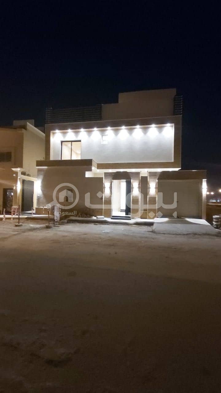 Villa staircase hall with apartment opening onto a facility in Al Ghroob Neighborhood, Tuwaiq