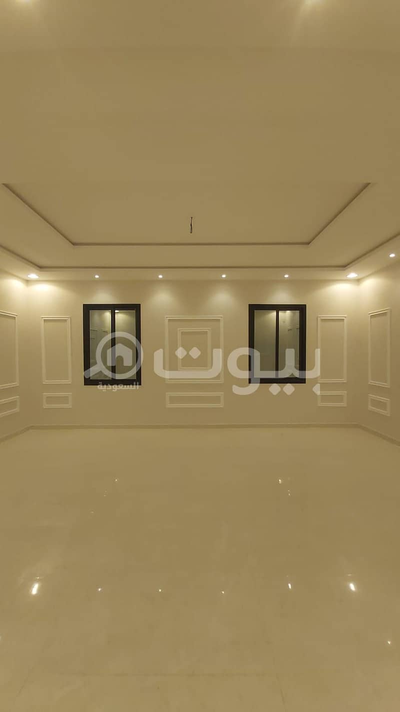Duplex villa with staircase in the hall for sale in Al-Mousa district, west of Riyadh