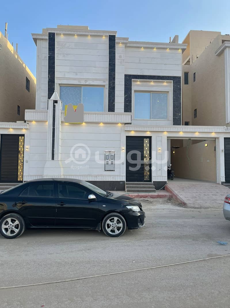 فيلا درج داخلي مع شقة للبيع في حي الموسى، طويق، غرب الرياض
