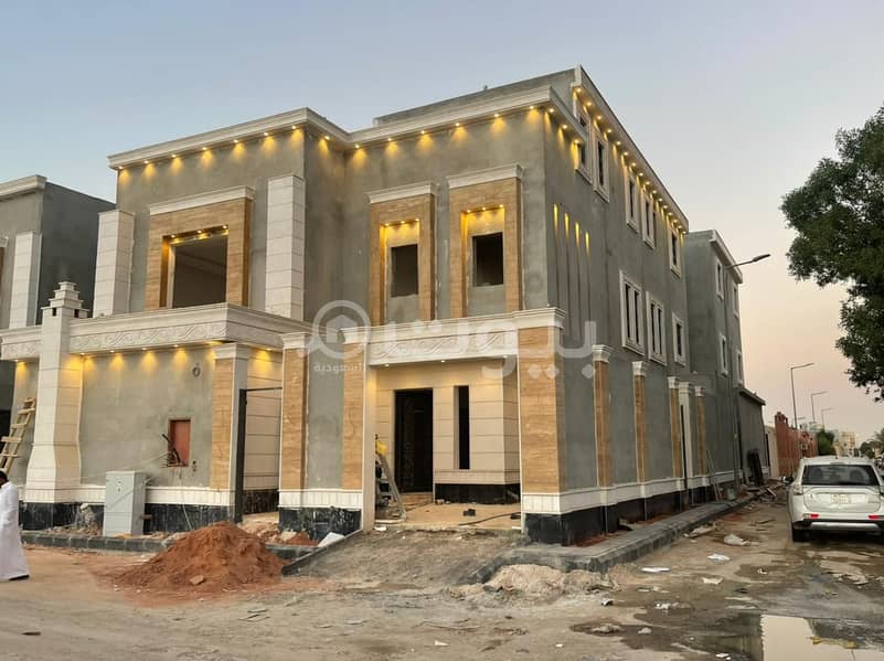Villa with internal stairs and an apartment for sale in Al Maizilah district, east of Riyadh