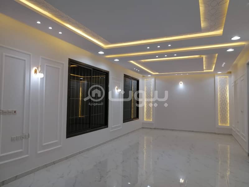 Villa | staircase in the hall and two apartments for sale in Al-Yarmuk district, east of Riyadh