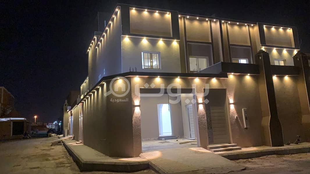 Villa staircase hall for sale in Al Ghroob Neighborhood, west of Riyadh
