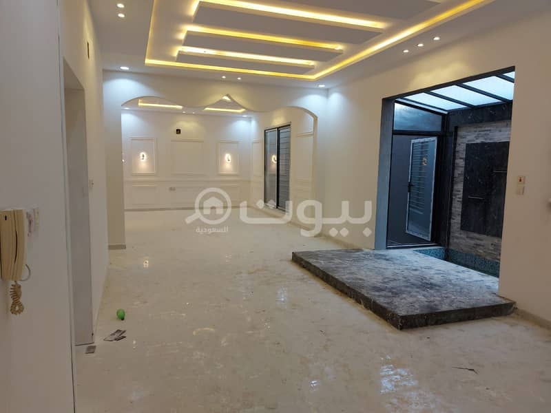 Villa staircase hall and 2 apartments for sale in Al-Rimal Al-Dhahabi, east of Riyadh