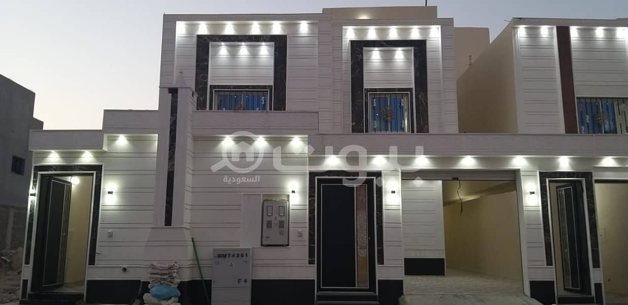 Luxury villa with internal stairs and an apartment for sale in the neighborhood of Taybah, south of Riyadh