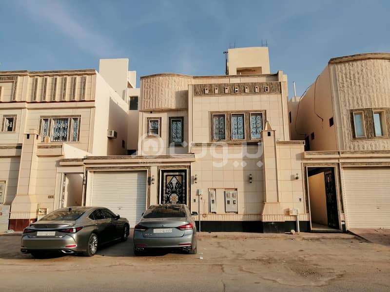 2 Floors detached villa with an independent apartment for sale in Al Rimal, East Riyadh
