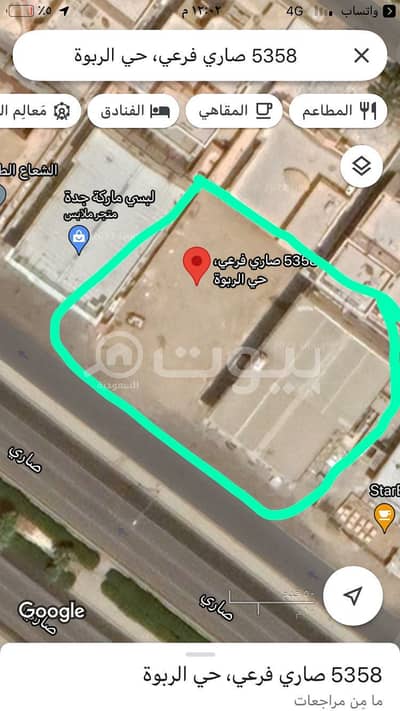 ارض سكنية  للبيع في جدة، المنطقة الغربية - أرضيين للبيع في شارع صاري في حي الربوة، شمال جدة