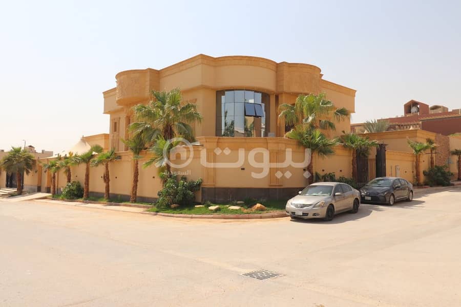 قصر مع استراحة للبيع في حي حطين النموذجي، شمال الرياض