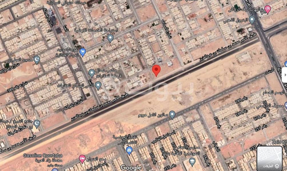 أرض تجارية للبيع بحي المونسية، شرق الرياض