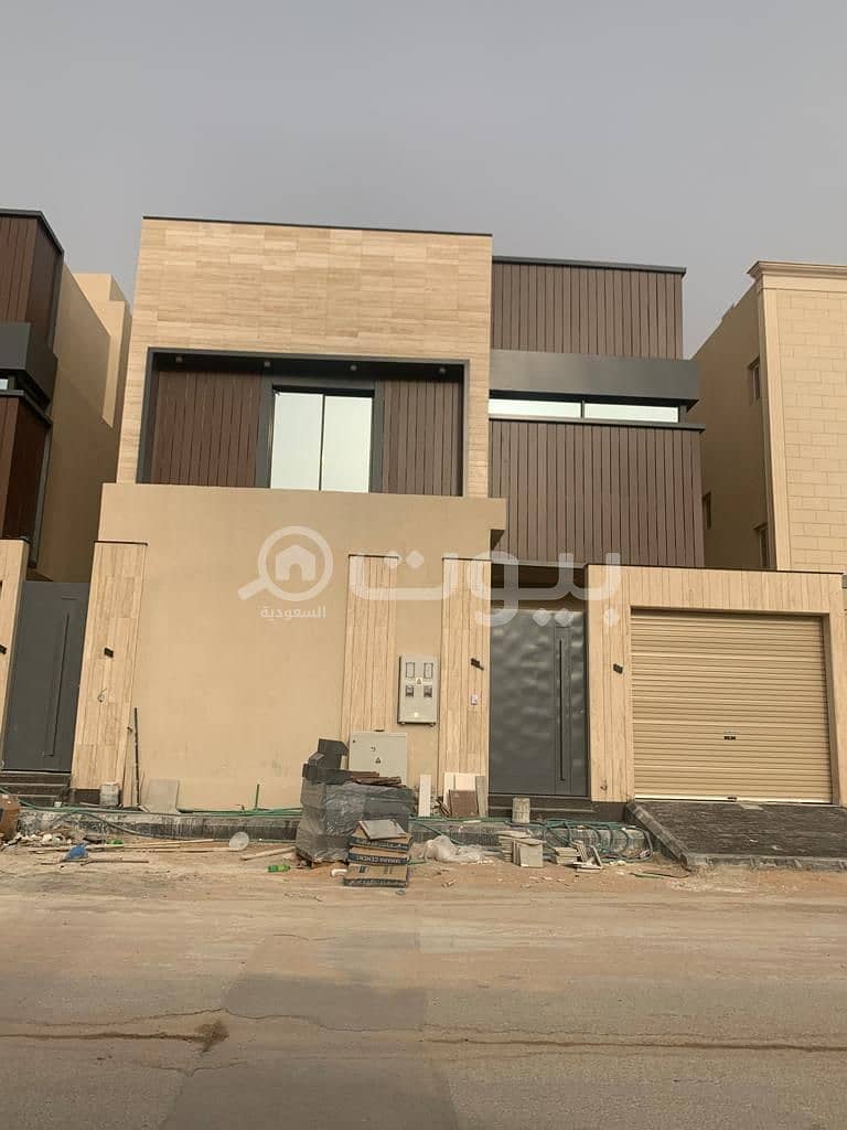 For sale a modern villa and apartment in Al Arid, north of Riyadh