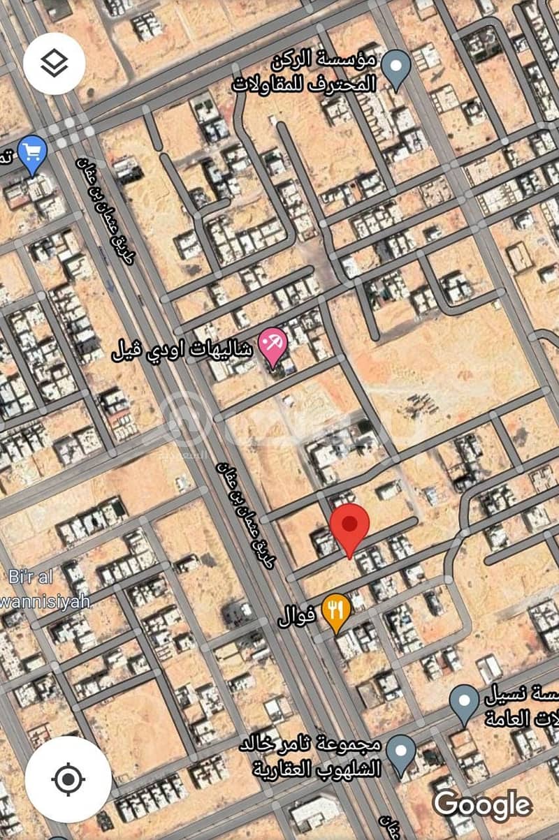 For sale land in Narjis district, north of Riyadh