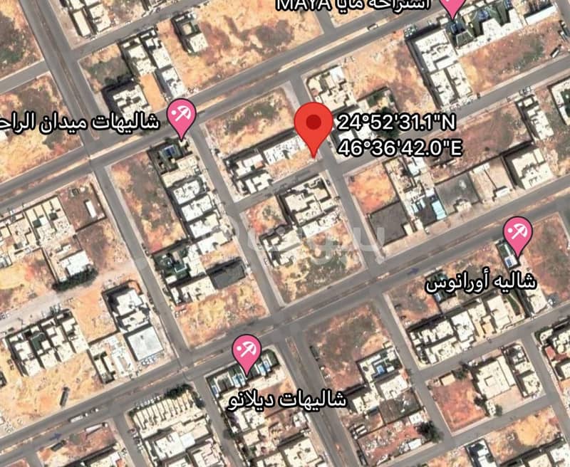 Corner Residential land for sale in Al Arid, North of Riyadh