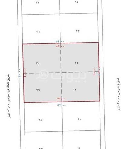 Commercial Land for Sale in Jeddah, Western Region - Commercial land for sale in Al Woroud, North Jeddah