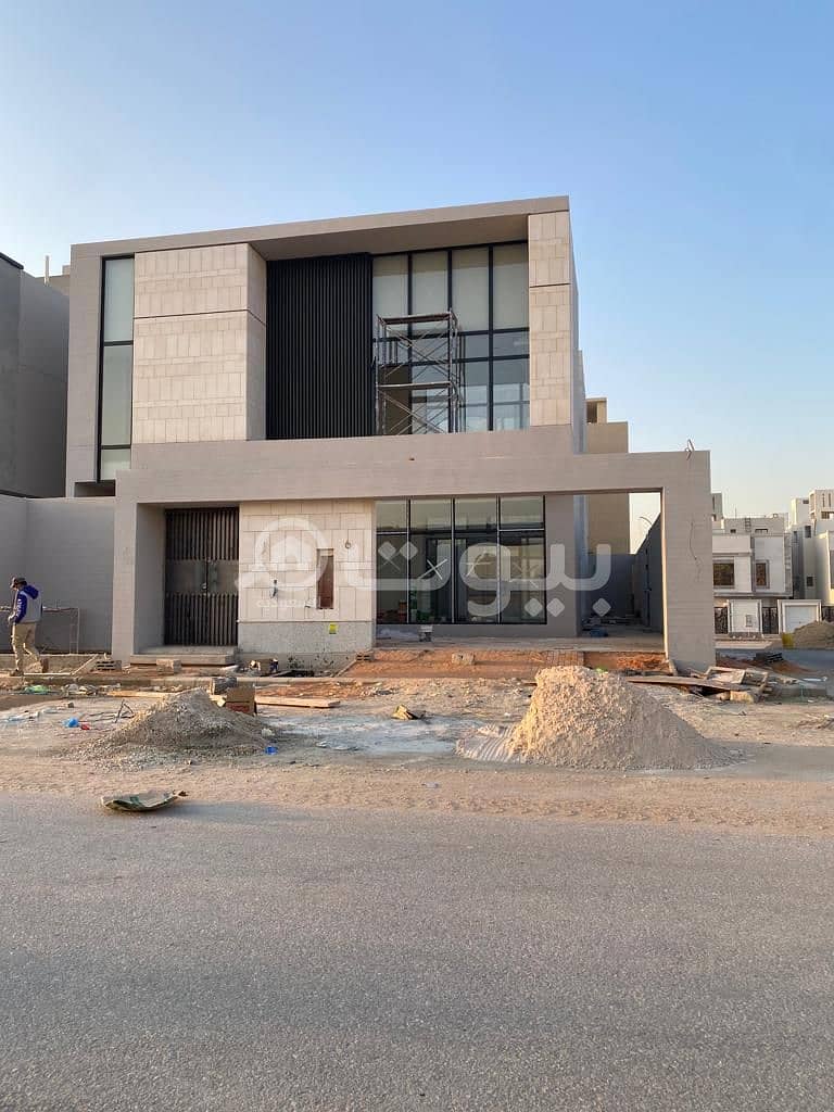 New Classic Internal Staircase Villa For Sale In Al Narjis, North Riyadh