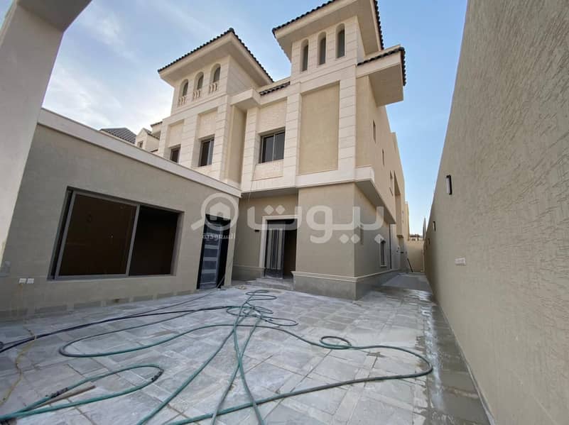 Luxury villa for sale in Hittin district, north of Riyadh
