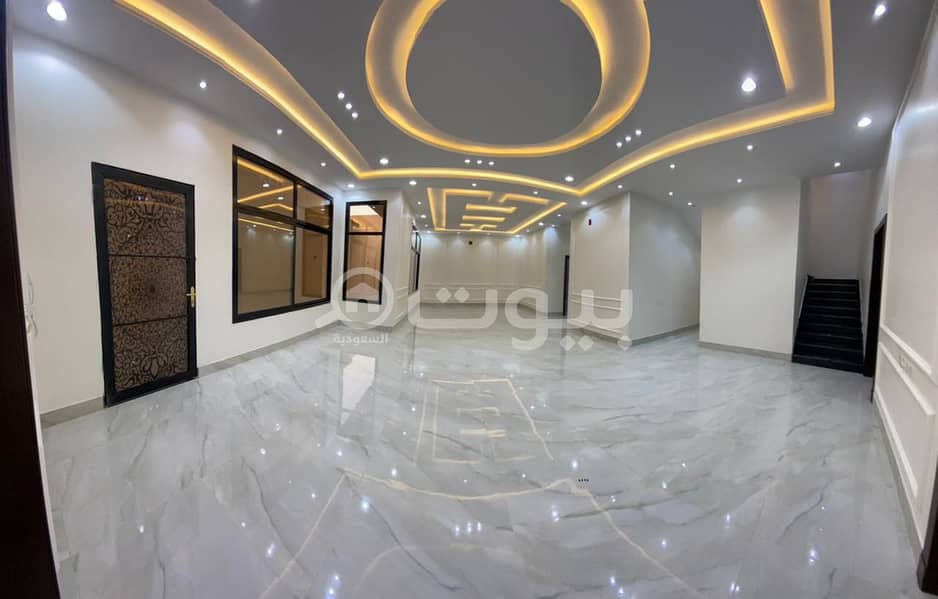luxury villa with an apartment for sale in Al Narjis, North of Riyadh
