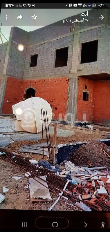 Under construction villa | annex and 2 floors and in Al Sala Al Shmalyia Scheme, north Jeddah