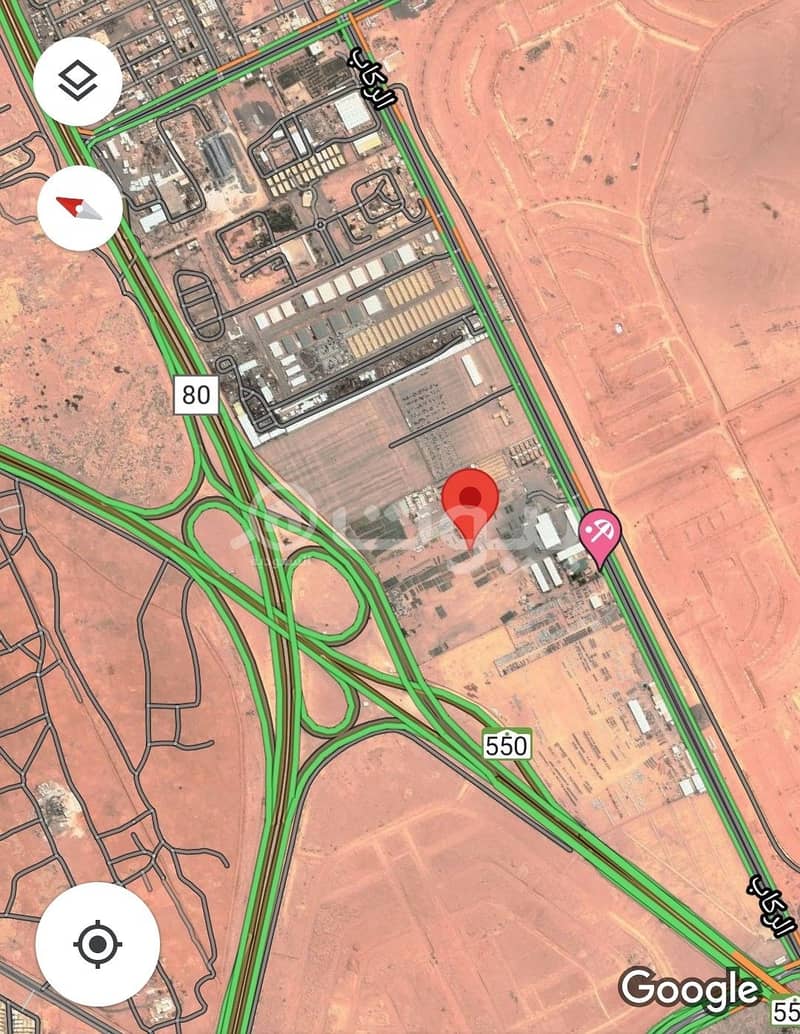 Residential commercial land for sale in Al Janadriyah district, north of Riyadh