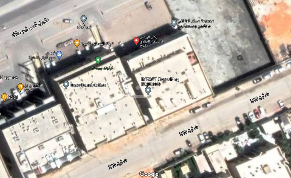 Commercial land for rent in Al-Malqa district, north of Riyadh