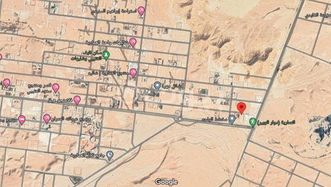 أرض للبيع بمخطط واحة العمارية 61 بالعمارية الدرعية، منطقة الرياض