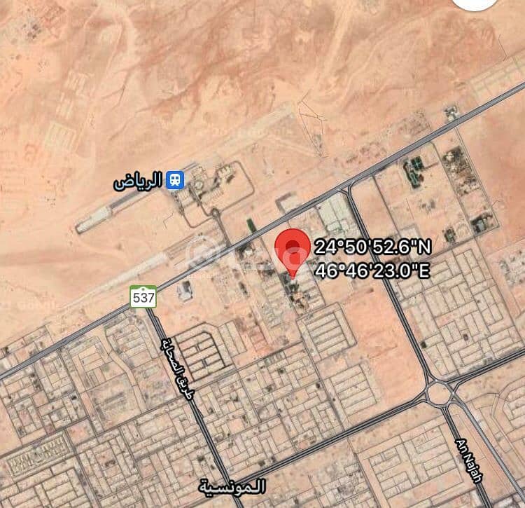 قطع السكنية للبيع في المونسية، شرق الرياض