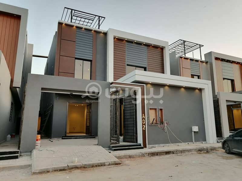 Internal Staircase Villas With Two Apartments For Sale In Qurtubah, East Riyadh