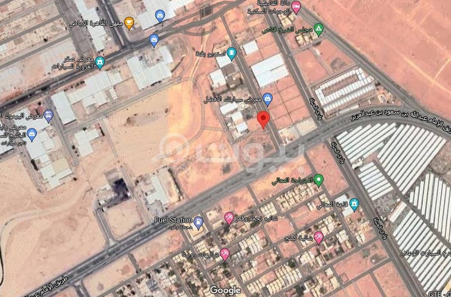 ارض تجارية للبيع بحي القادسية، شرق الرياض