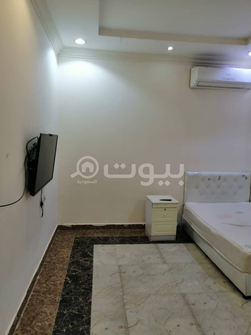 Furnished room for rent in Dhahrat Laban, west of Riyadh