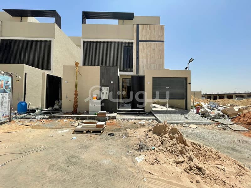Villa with internal stairs and an apartment for sale in Al Narjis, North Riyadh