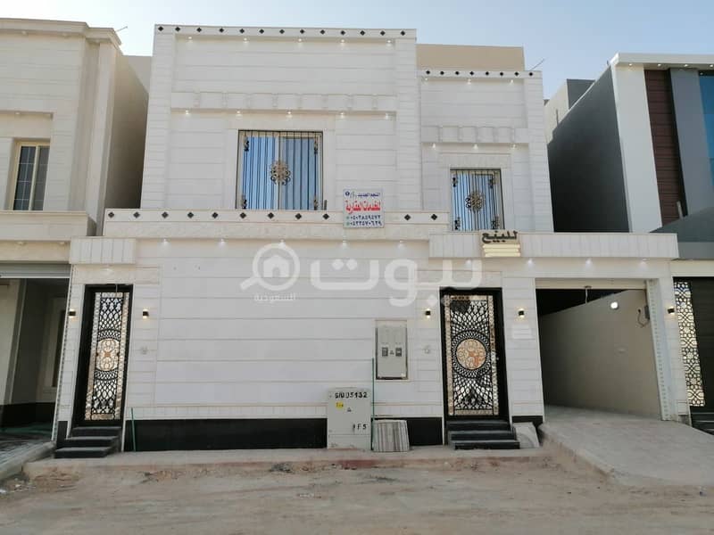 Villa staircase hall with apartment for sale in Maali scheme in Al Janadriyah, Riyadh