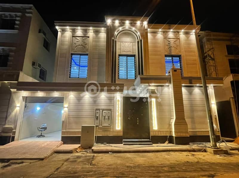 For sale a luxury villa in Al-Nahdah neighborhood, east of Riyadh