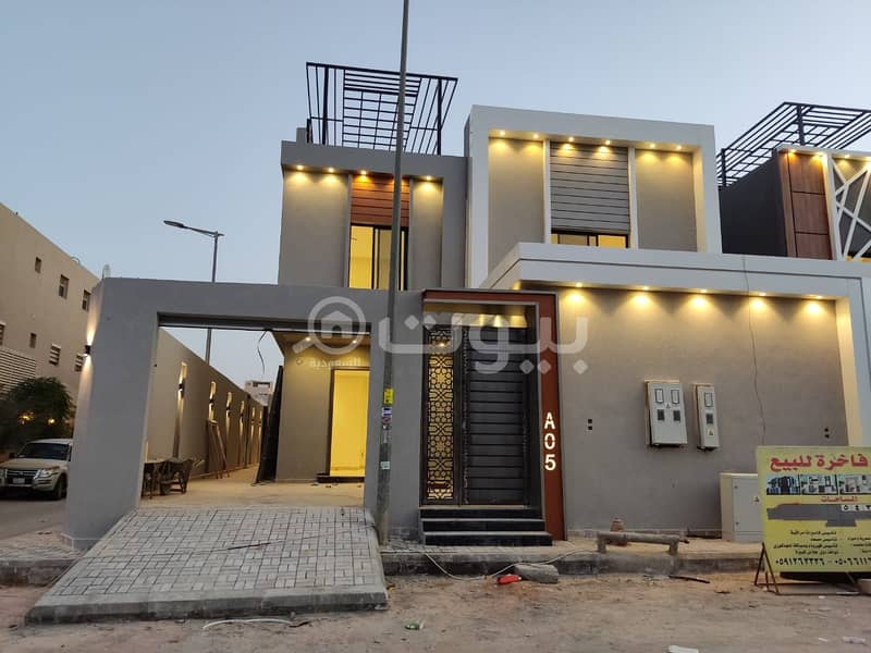 Villa corner staircase and two apartments for sale in the neighborhood of qurtubah, east of Riyadh