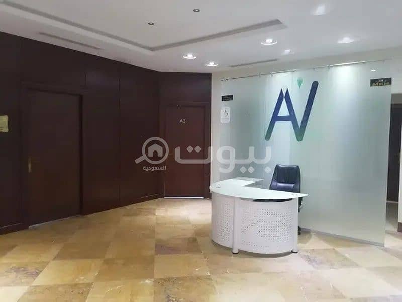 luxury and furnished offices For rent in Al Malqa district, north of Riyadh
