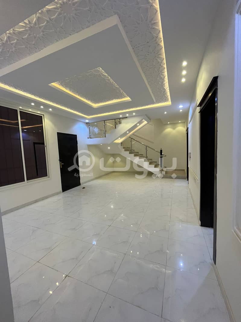 Villa with an apartment for sale in Al Rimal, East of Riyadh