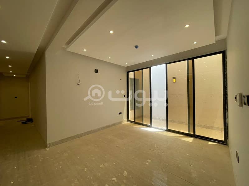 Second floor apartment for sale in Al Yarmuk district, east of Riyadh