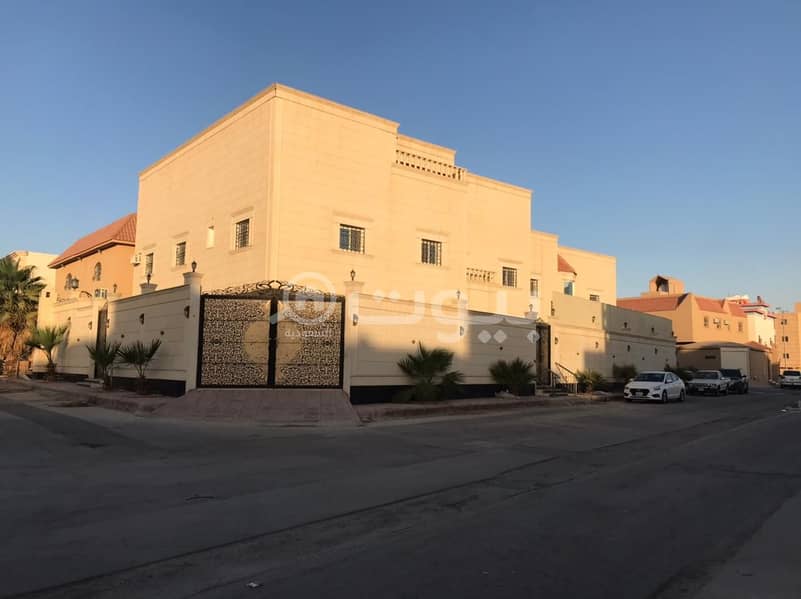 For sale corner villa in Dhahrat Laban district, west of Riyadh
