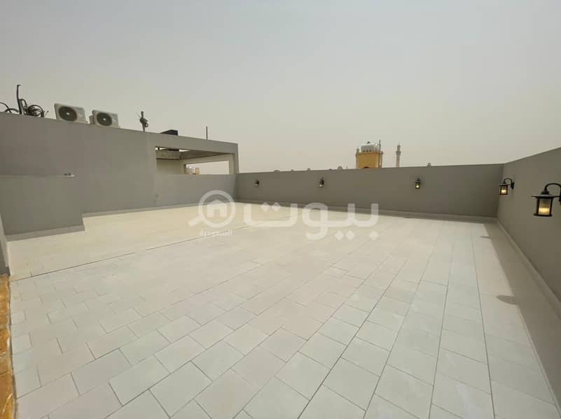 Apartment with private roof for sale in Qurtubah, East Riyadh
