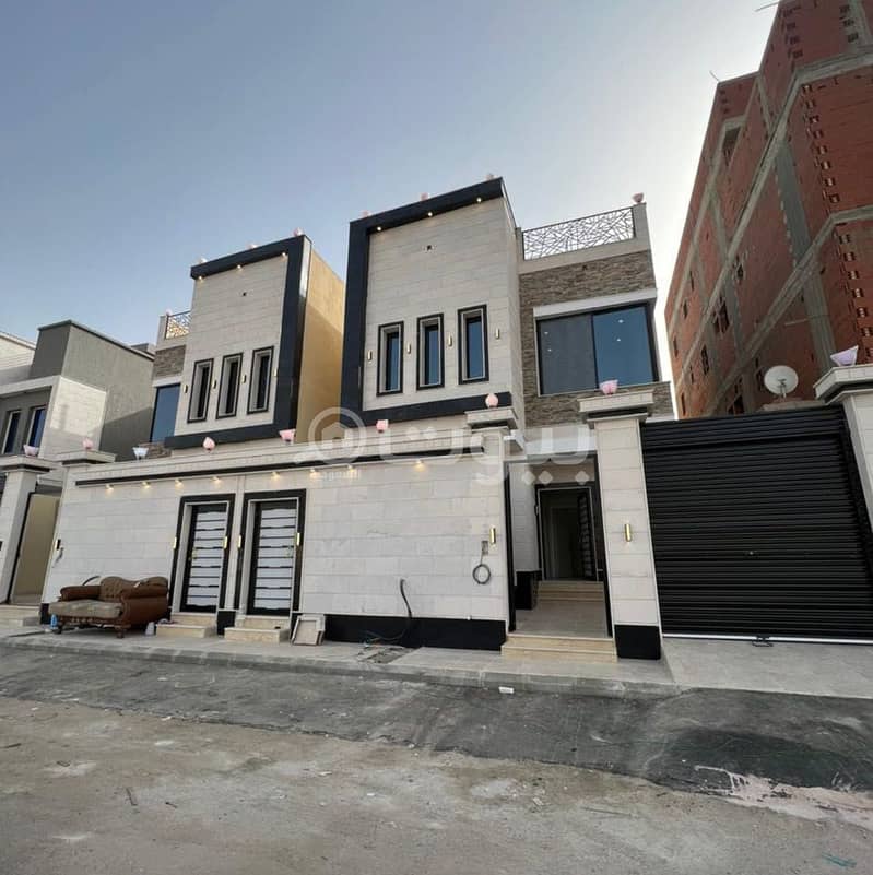 Two duplex villas for sale in Al-Rahmanyah (Al-Saeed) scheme, north of Jeddah