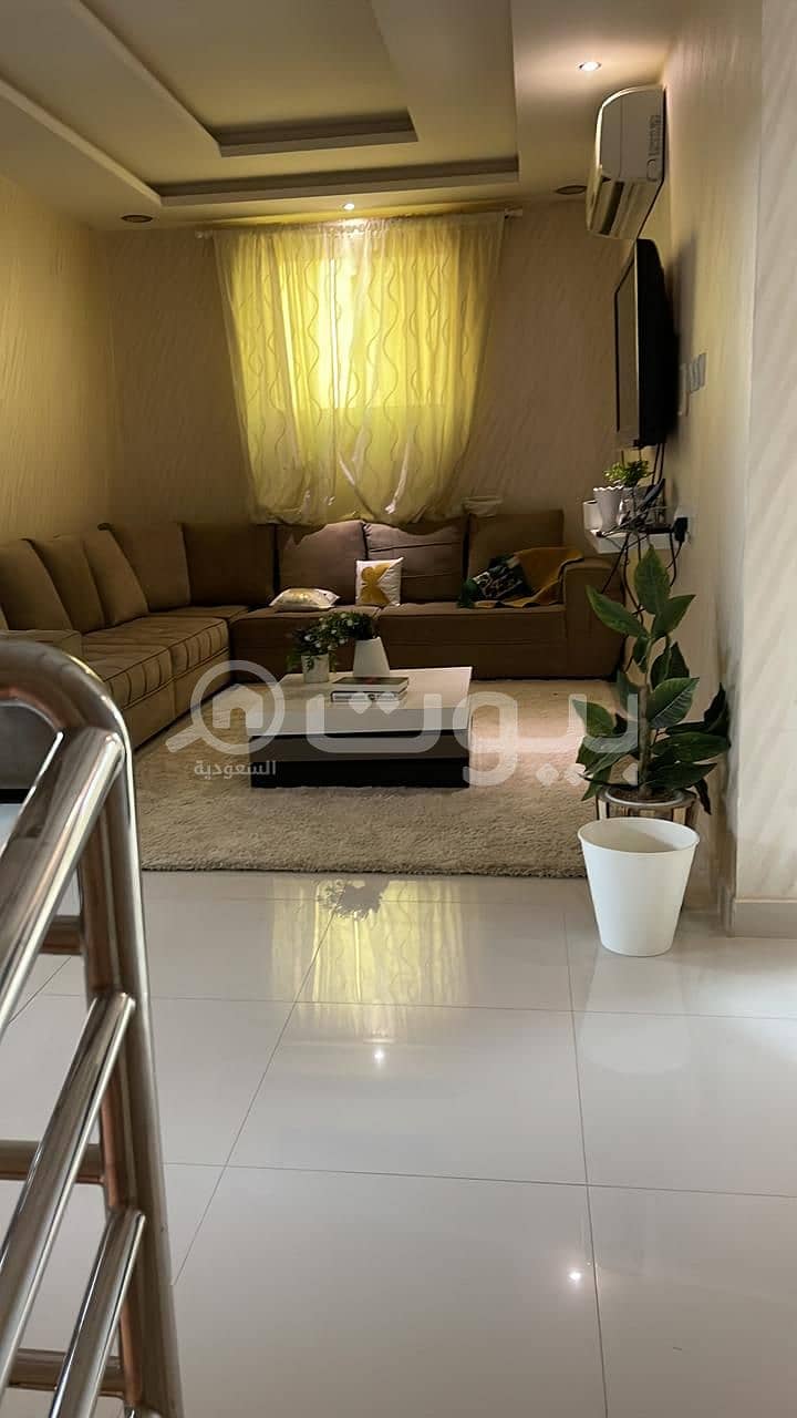 Duplex first floor apartment with separate entrance for sale in Laban district, west of Riyadh