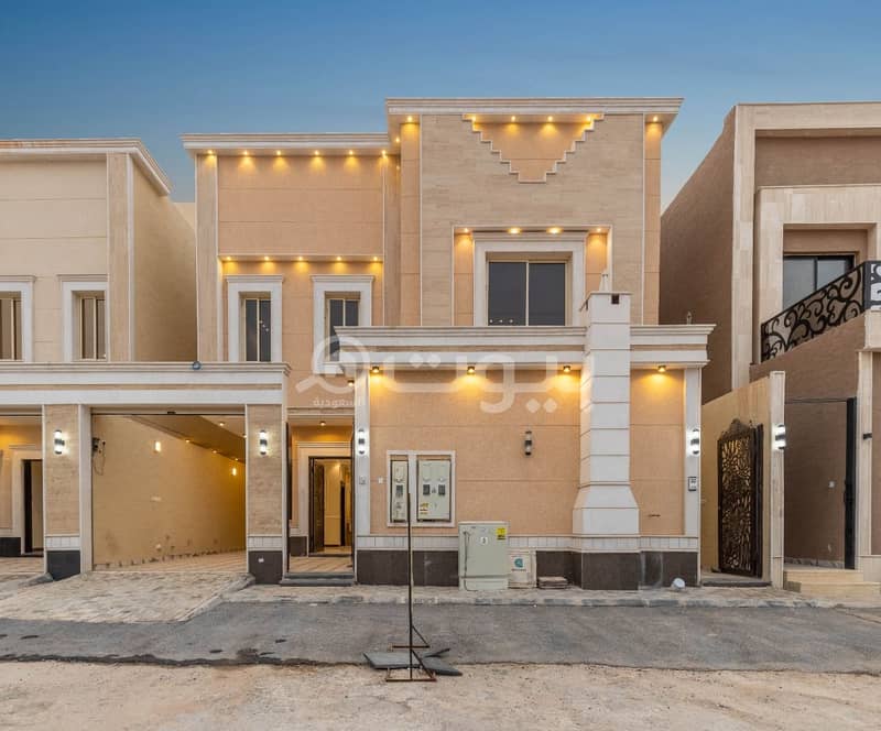Internal Staircase Villa And Two Apartments For Sale In Al Rimal Babetain, East Riyadh