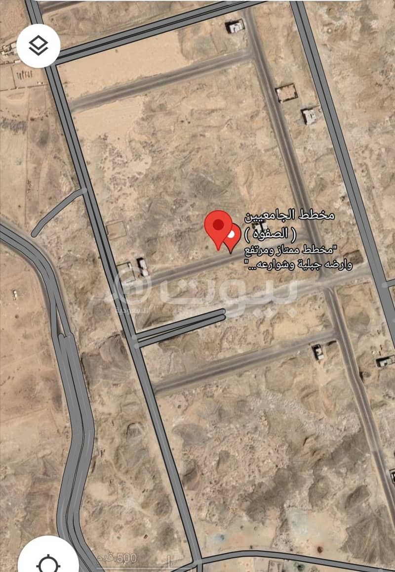 أرض للبيع في مخطط الجامعيين طريق عسفان، شمال جدة