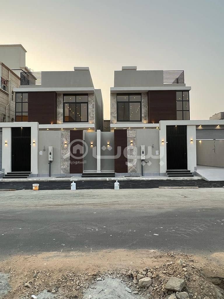Villa with internal stairs for sale in Riyadh district, north of Jeddah