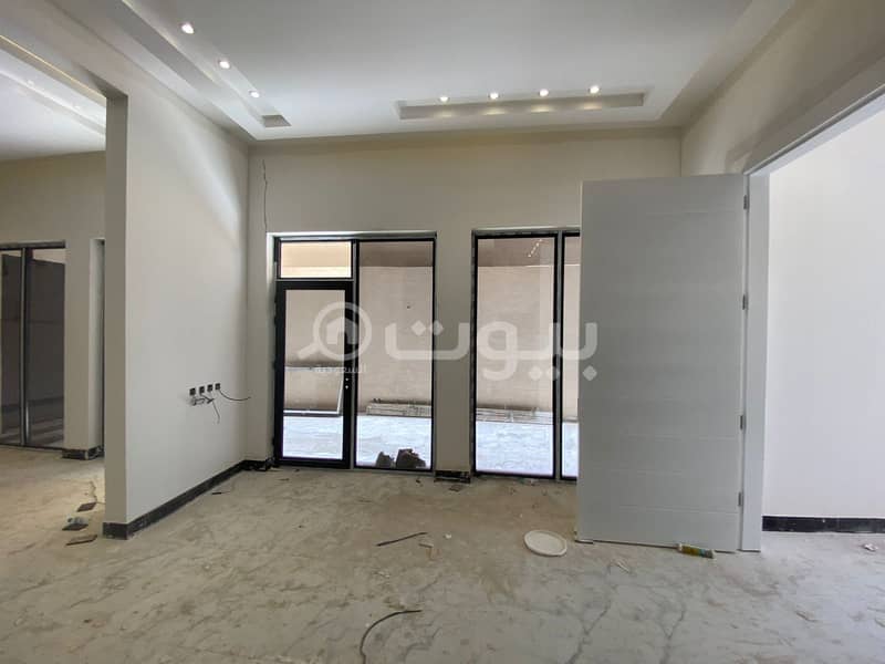 Villa | staircase in the hall with 2 apartments for sale in Al-Yarmuk, west of Riyadh