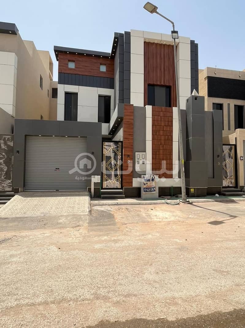 Villa with internal stairs for sale in Al Rimal neighborhood, east of Riyadh